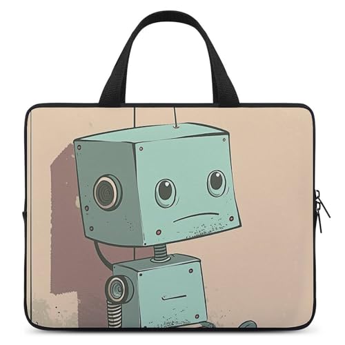 Sac à bandoulière ordinateur portable robot idéal pour le bureau et les cours