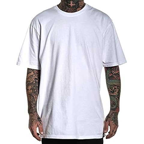 Sullen Men's The Solids Premium Short Sleeve T Shirt White XL Cover
