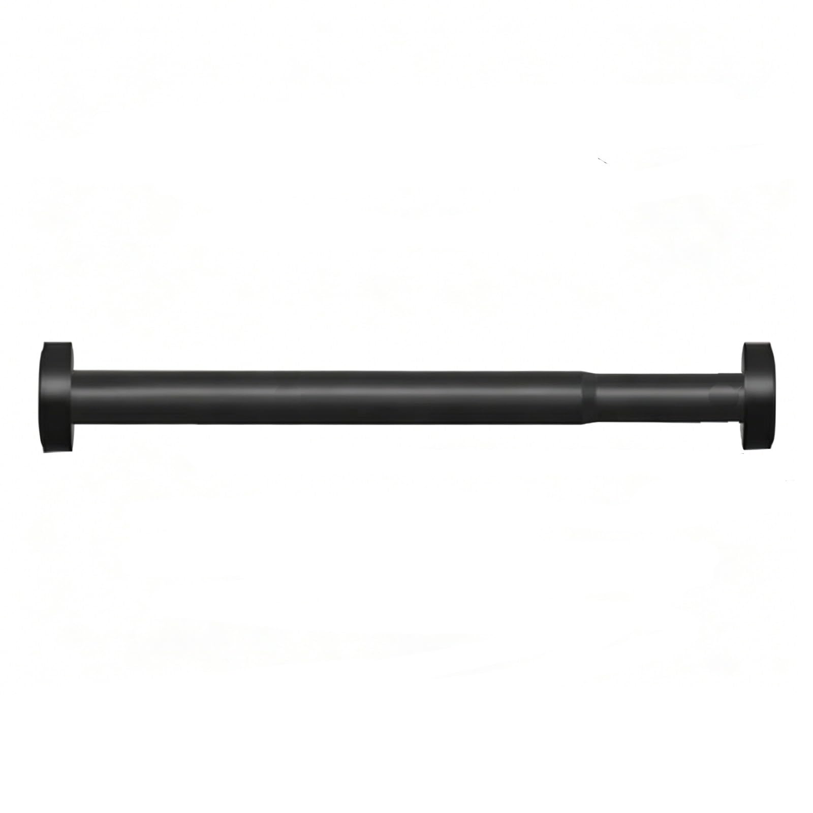 Aluminum Alloy Shower Curtain Rod, Nonslip Tension Curtain Rod, No Drill Spring Adjustable for Windows Closet Doorway Door(Black,70-120cm/27-47in)