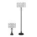 Serena d'italia Tiffany Style Floor and Table Lamp Set