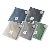 [TAVARAT] ハンカチ 個包装 タオルハンカチ ギフト 今治タオル 日本製 お年賀 お配り 5色アソート 5枚（JUST FOR YOU シール付き）