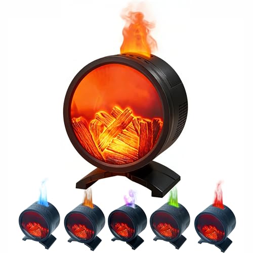 30% Off Fireplace Essential Oil Diffuser with Speaker & Humidifier