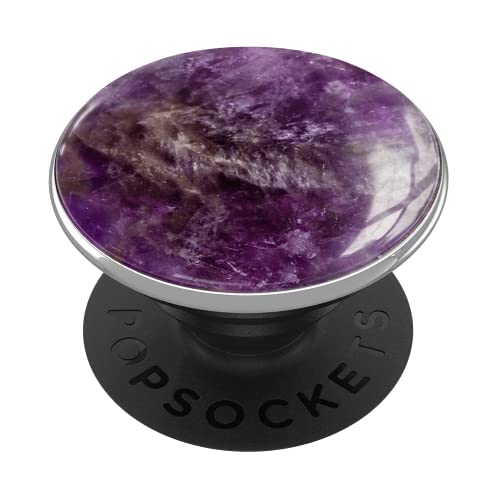 Popsockets GEN2 Genuine Amethyst Luxe Suporte Para Celular Popsocket Pop socket Original Usa Clip