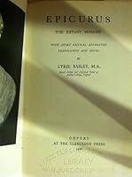 Epicurus, the Extant Remains, with Short Critical Apparatus B001IICCFE Book Cover
