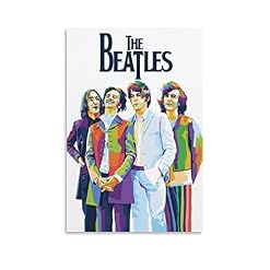The Beatles – Poster décoratif coloré sur toile, affiches murales et image d’art imprimé, moderne, décoration de chambre… - Les Beatles, Paul McCartney, John Lennon, RIngo Starr, George Harrison