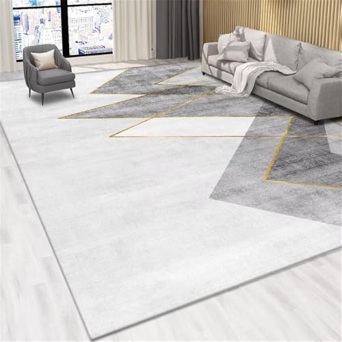 Tapis lavable machine et résistant aux taches gris 50x80cm