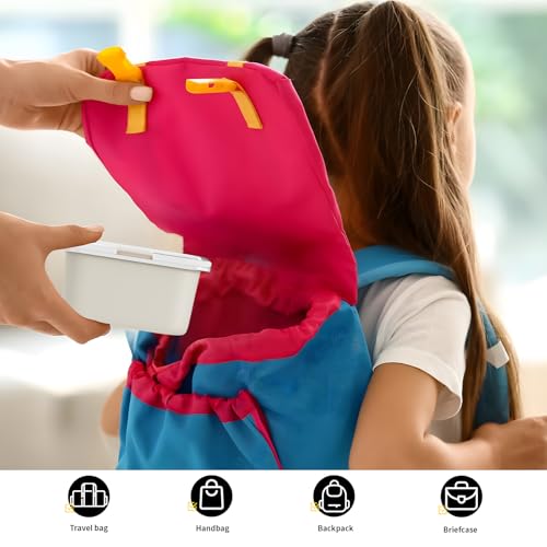 Image of Bakpoco Stainless Steel Snack Lunch Containers for Kids, 3 Packs 12 oz Leak-Proof Lunch Box Containers, Microwave-Safe, Convenient Metal Small Food Storage Container with Lid for School, Work