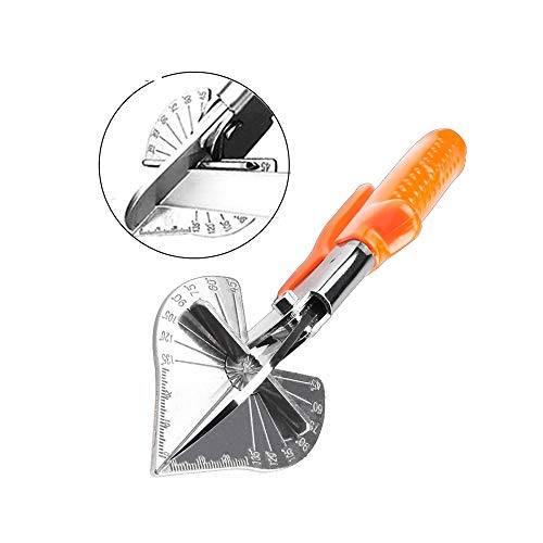 Toolso 45-180 Degree Multi Angle Mitre Siding Wire Duct Cutter PVC PE Plastic Pipe Hose Scissor Cut Housework home decor Plumbing Tool