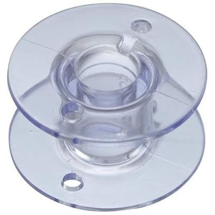 NGOSEW 10 Plastic Bobbins for Husqvarna Viking Emerald 116 118 122 183 Sewing Machines