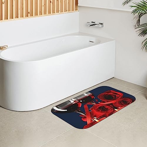Tapis de bain antidérapant à séchage rapide pour lavabo