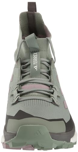 Image of Adidas Women's Terrex Free Hiker 2.0, Silver Green /Preloved Fig /Crystal Jade, 11