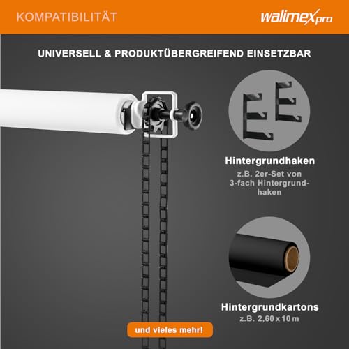 Walimex Portafondali Con Catena E Peso Nero - 8