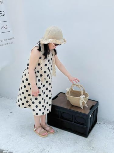 Little Girls Open Toe Princess Flat Sandals Summer Beach Dress Shoes for Toddler/Little Kid3