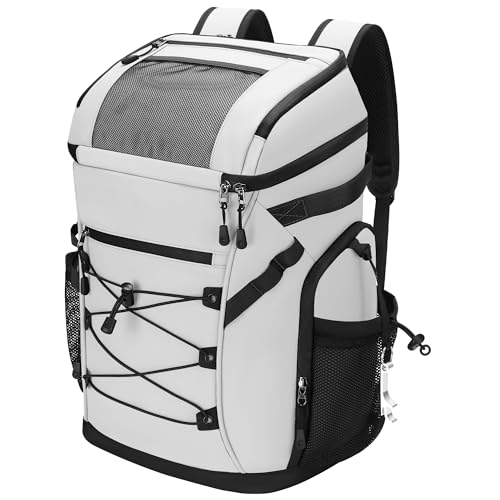 30L Large Cooler Backpack 48 Can Leakproof Waterproof Insulated 7.93 Gal - image 1
