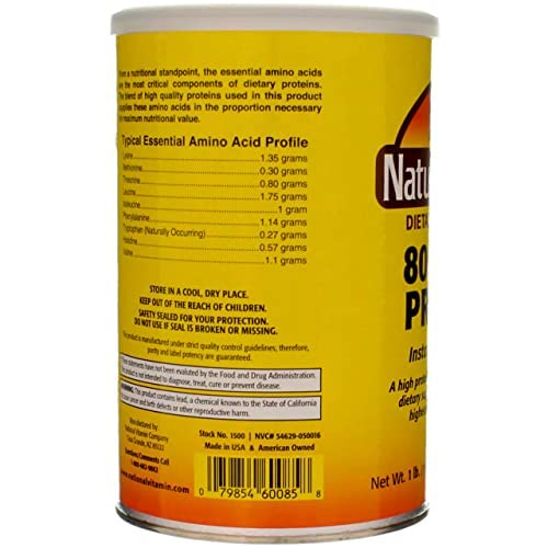 Protein Powder 80% Soy Isolate 1 lb Pwdr