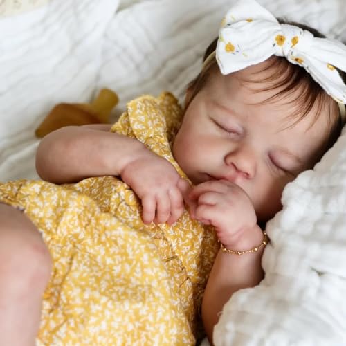 Zero Pam Reborn Baby Dolls Vinyl Full Body, 20 Inch Realistic Baby Doll, Girl, Real Life Reborn Dolls, Full Vinyl Babys Doll for Girls with Complete Accessories for Kids 3+ by Zero Pam - Used condition - US$39.16