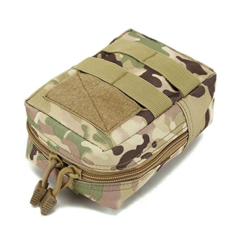 Camo Tactical MOLLE Utility Pouch Belt Camouflage Admin Tool Bag Army Military Medic EDC - Image 4