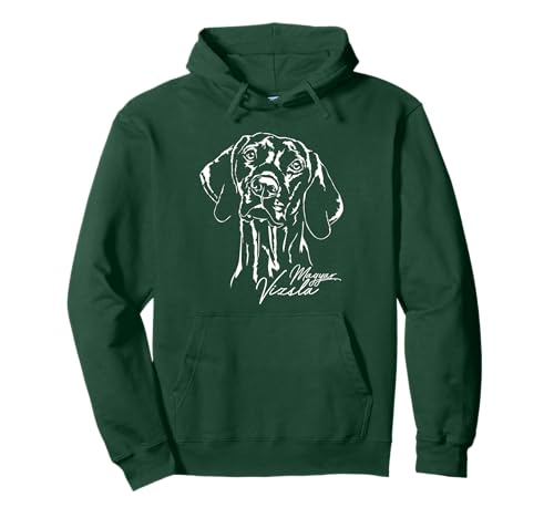 Magyar Vizsla Hund Jagdhunde Hundeportrait Wilsigns Pullover Hoodie