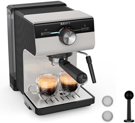 KRUPS - Machine espresso Authentic clair - 15 bars - Gris