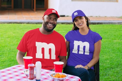 MM Mesh Cap – Basecap – M und M Damen Kostüm Zubehör – Gruppen Baseballcap für Karneval, Fasching, Festival & JGA – bunte M&M Verkleidung Mütze – Partyhut für Damen & Herren – Unisex One Size