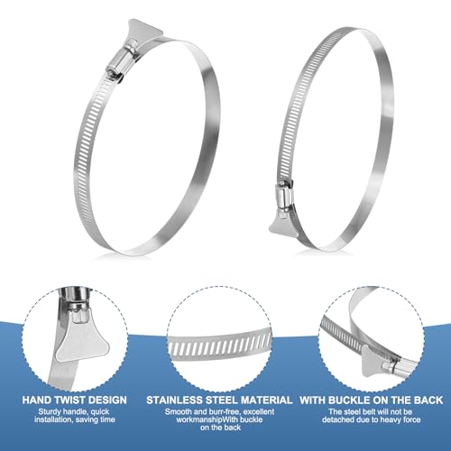 Collier de serrage réglable PATIKIL pour réparer facilement vos tuyaux auto - 5