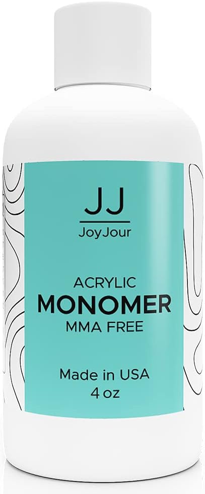 by Yokita Professional Acrylic Liquid Monomer MMA FREE- NO MMA for Doing Acrylic Nails, Ultra Shine and Strong Nail, Non-Yellowing Formula (4 Ounce)