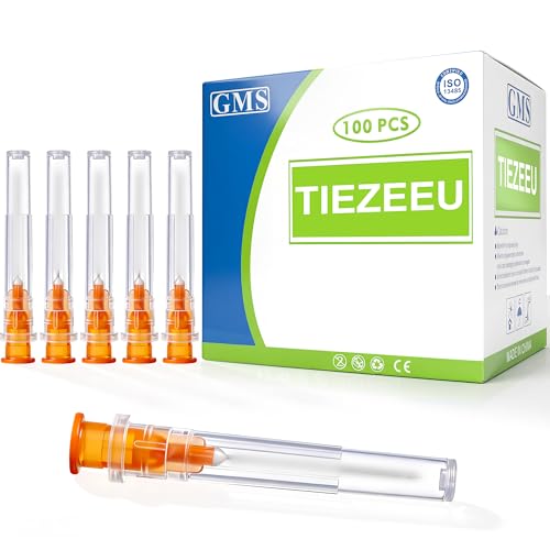 Tiezeeu 100 Pack 25G Universal Interchangeable Accessories with Cap Individually Sealed for Refilling Liquid Inks Livestock(25MM)