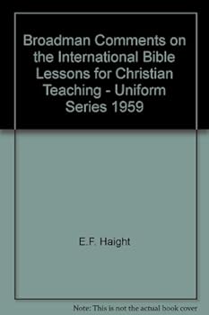 Hardcover BROADMAN COMMENTS on the International Bible Lessons for Christian Teaching - 1959 Book