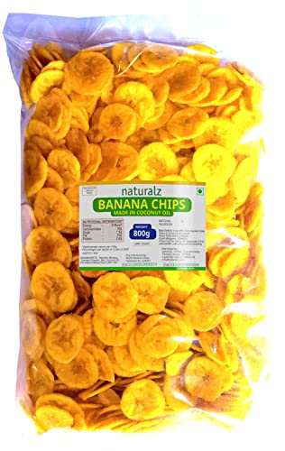 Naturalz Banana Chips, Kerala Style, (800g, Coconut Oil)