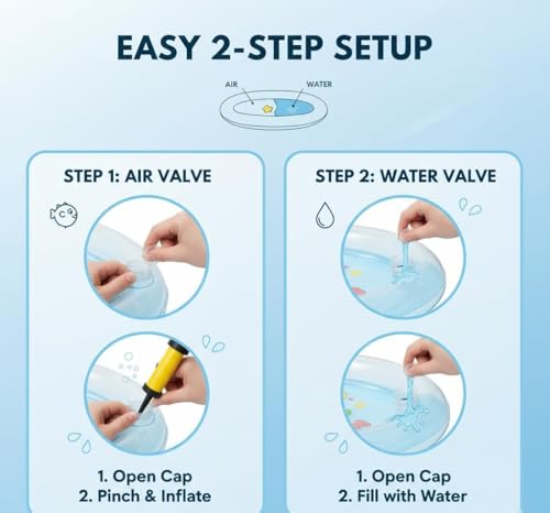 Image of Prokart Tummy Time Water Play Mat for Babies | Sensory Water Gym for Baby Gifts (6-36 Months) | Water-Filled Fitness Activity Newborn Baby Mat for Babies, Infants & Toddlers (Pack of 1)