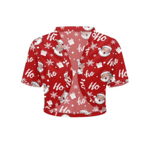 Image of Womens Short Sleeve Bolero Shrug Open Front Knit Cropped Cardigan Shoulder Cover for Dress Cute Casual Knit Cover Up