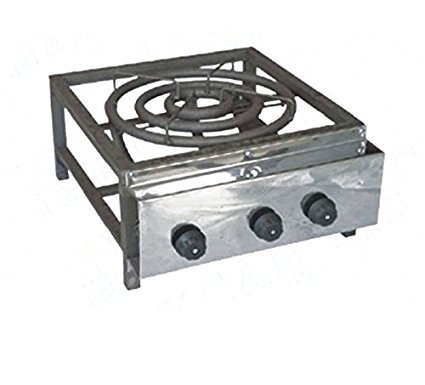 Kunafa Konafa Kanafeh Kunafah Kunefe Single Big Size 3 Burner Stove For Cooking Quarry Works With Propane Gas (Lpg) Big Plate Included #TOP5