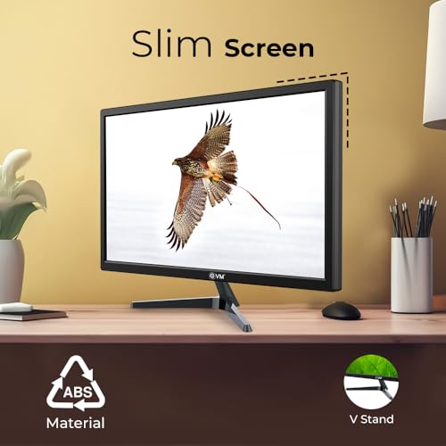 Image of EVM 21.5 Inch (54.61 Cm) Grand Series LED Monitor | HD+ 1440x900* | HDMI & VGA Ports | 5ms Response Time | Slim Design & Wall Mountable | Black | 1 Year Warranty (EVM-220-Grand-LED)