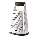 Legnoart Portofino Box Grater, 4-Sided Stainless Steel for Parmesan Cheese Vegetable Ginger Nutmeg S
