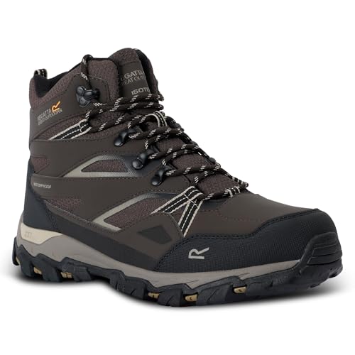 Regatta Mens Holcombe III Walking Boots (13) (Peat/Gold Fawn)