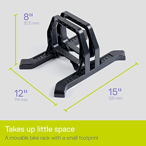 Delta Cycle & Home Instant Single Bike Floor Stand For Garage And Indoor Bike Storage - Easy Tool-Free Assembly - Fully Adjustable Bicycle Stand For Kids’ Bikes Or Adult Bikes Up To 1.5” Tire Width. #TOP7