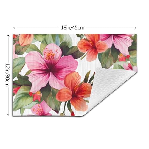 Set de table antidérapant lavable résistant chaleur pour repas de famille lot de 6
