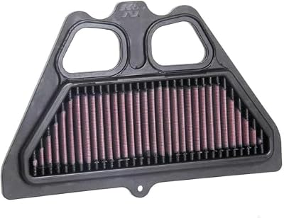 K&N Filtre à air de remplacement compatible avec Kawasaki Z900 / ZR900 2017- (KA-9017)