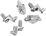 HSI ngulo de suelo, zamak, niquelado, 5 mm, 25 unidades, 655921.0