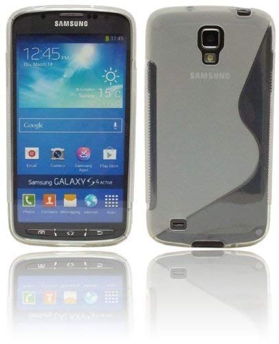 S Line TPU – Carcasa para Samsung Galaxy S4 Active i9295 Funda de Silicona en Transparente @ Energmix