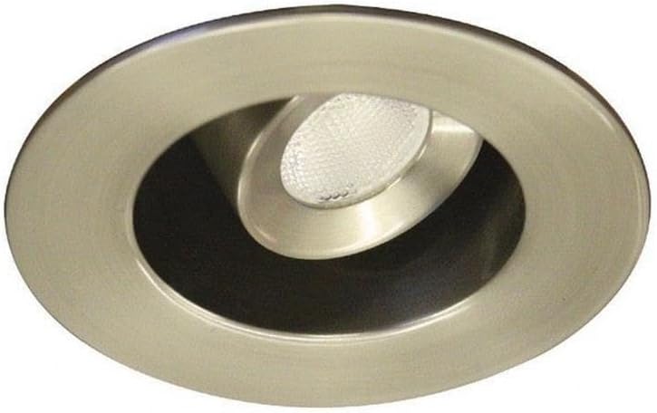 WAC Lighting HR-LED272R-27-GM LEDme Mini 2-Inch Recessed Downlight - 20-Degree Adjustable From Vertical - Square Trim - 2700K