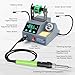 Soldering Station, 100W Digital Display Soldering Iron Station Kit with 2 Helping Hands, 356°F - 896°F, Auto Sleep, °C/°F Conversion, Solder Wire, Tips, Stand, Pump, Tweezers, Tip Cleaner, Gray
