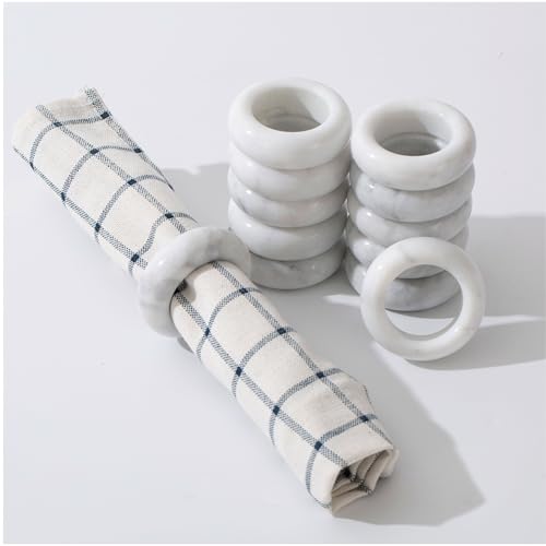 Cm Chic Monday NAPKIN RINGS SET OF 12 Modern Decorative Napkin Rings thumb #6