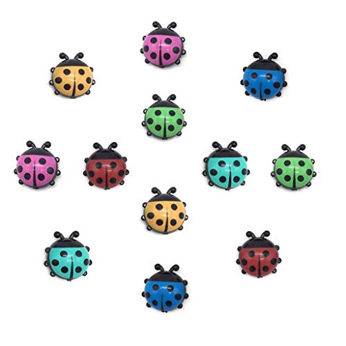 YQBOOM Ladybug Stainless Steel Button Magnets