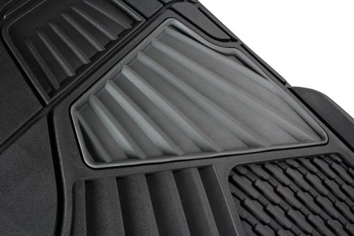 Go Gear 11179000 Full Size Heavy Duty Black Floor Mats (4 Piece Set) #TOP5