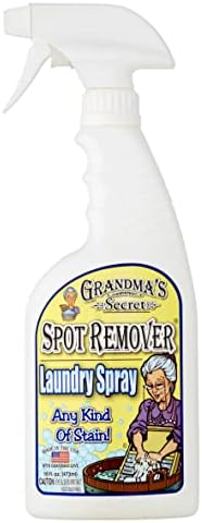 Grandma's Secret Spot Remover Laundry Spray - Chlorine, Bleach And Toxin-Free Stain Remover - Stain Remover For Clothes - Fabric Stain Remover Removes Oil, Paint, Blood And Pet Stains – 16 Ounce