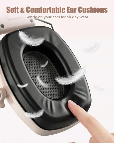 Image of ProCase Hearing Protection Ear Muffs SNR 33dB, Noise Cancelling Headphones