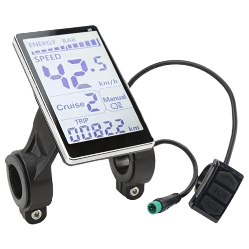 Electric Bike LCD Display, Speedometer and Odometer, Easy Installation, for
