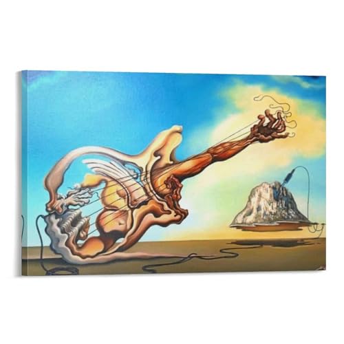 Salvador Dali�T���o�h�[���E�_���s�M�^�[�ł��t�|�X�^�[ �L�����o�X �|�X�^�[ ��� �ǃA�[�g ���ʉ� ���_�� �z�[������ �a�����M�t�g �����Ɋ|�����܂�24x36inch(60x90cm)