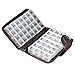 Easy Comforts 14 Day Pill Holder, Travel Case Medication Reminder Pill Box with Detachable Compartments, Black